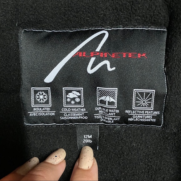 Alpinetek 12M girl snow suit - Picture 5 of 6